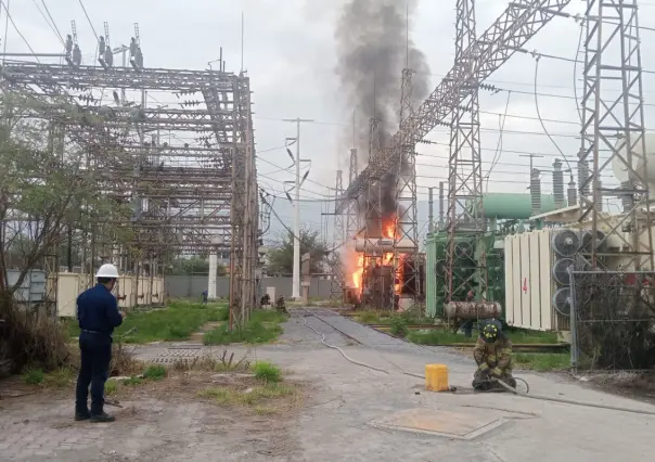 Se incendia subestación eléctrica de San Nicolás; no se reportan lesionados