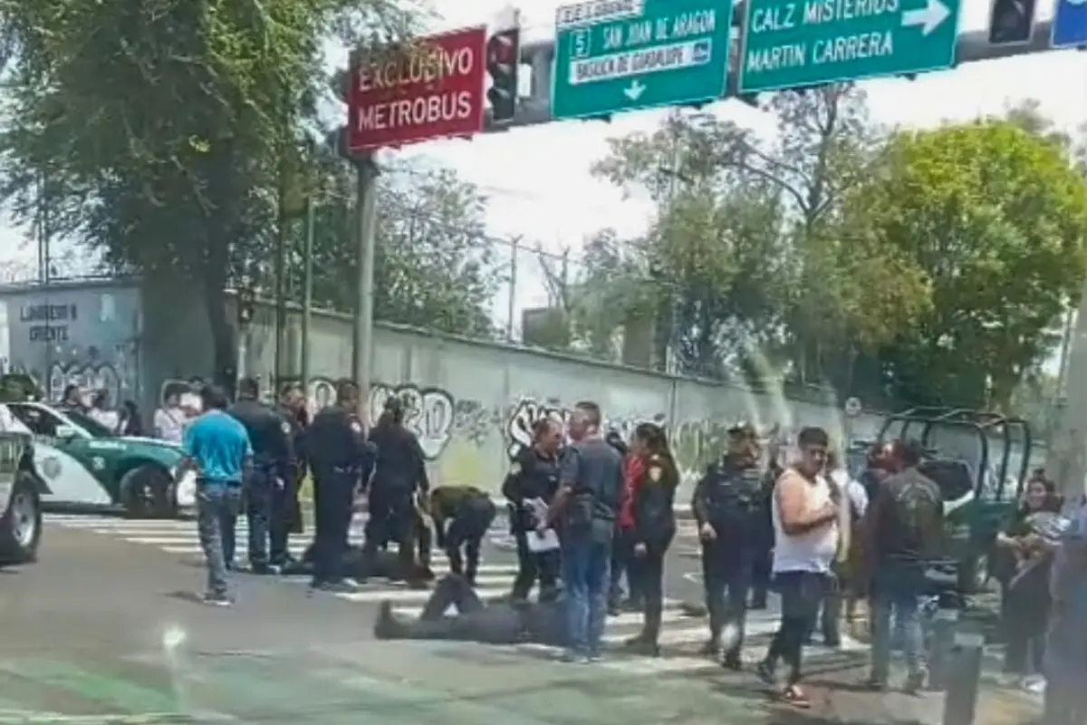 Dos policías fueron atropelladas en CDMX, Foto: Luis Alfaro.