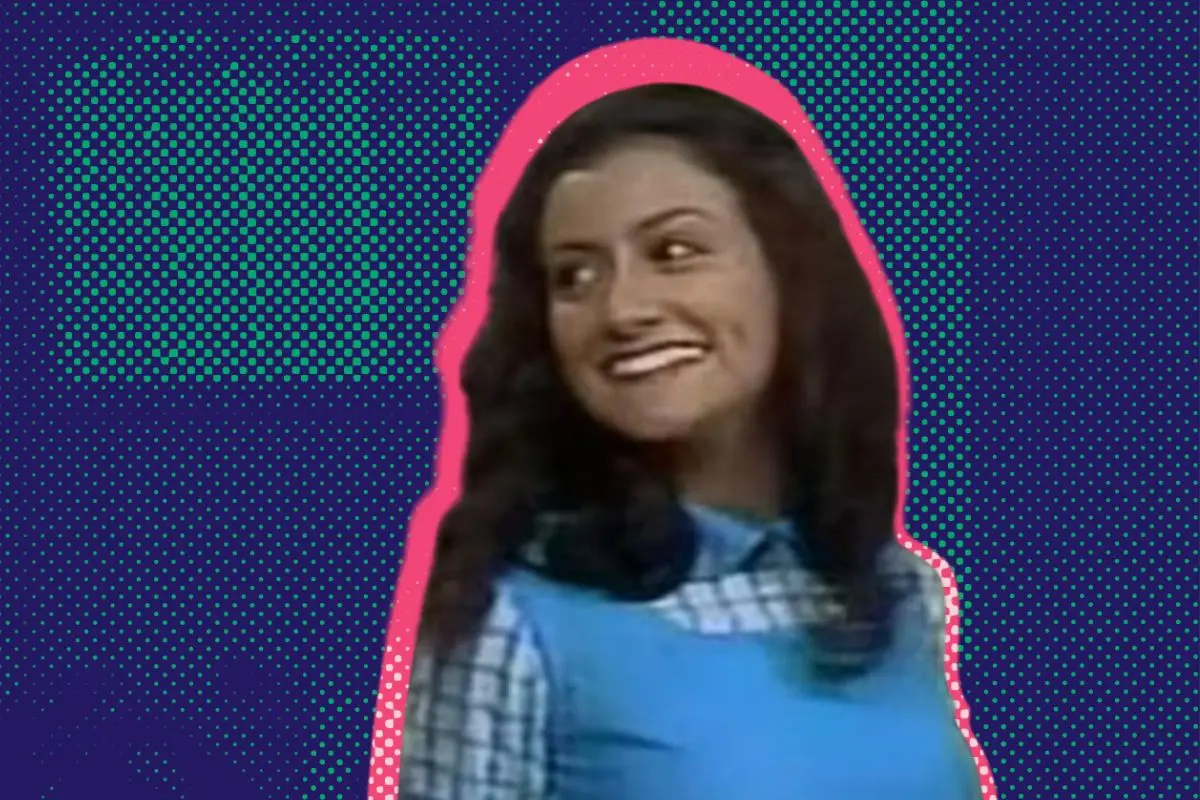 Rosita Bouchot quien interpretó a Paty en El Chavo del 8 aclaró si Gómez Bolaños se quiso pasar de listo. FOTO: CANVA/Televisa/Grupo Chespirito