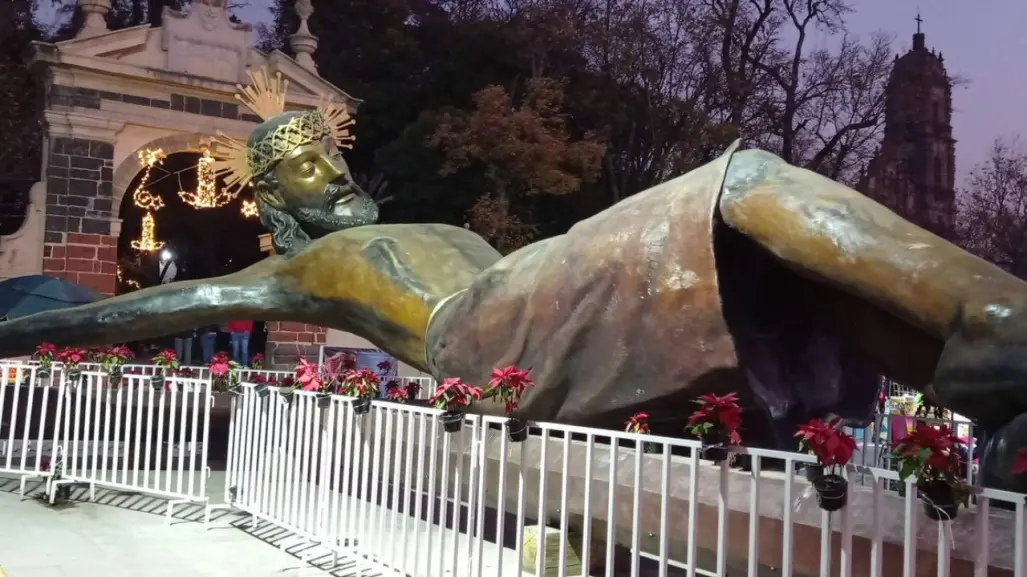 El Cristo Gigante que pocos conocen en Edomex: mide 22 metros y atrae miles de fieles