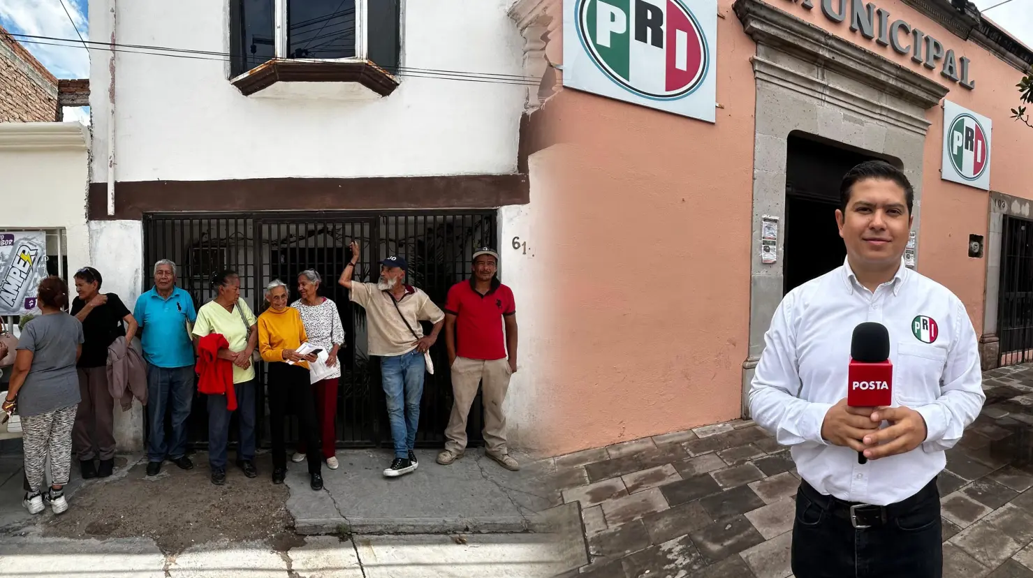 Foto: Alejandro Ávila | El PRI de Durango habló sobre la estafa de miles de pesos a adultos mayores en la División del Norte.