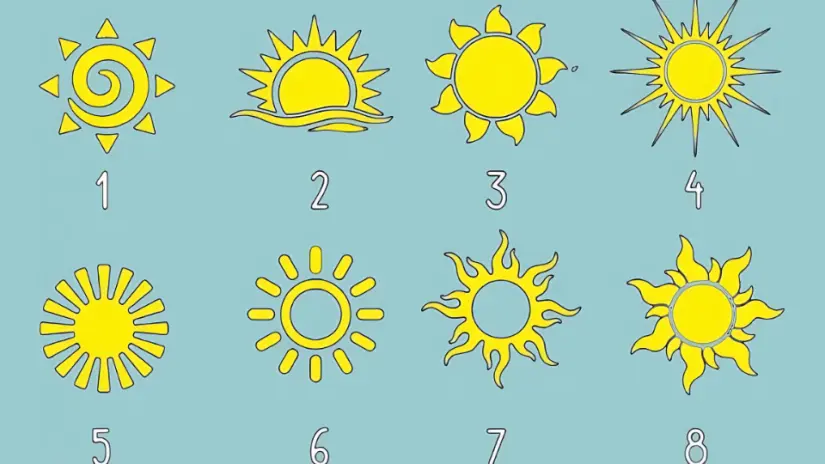 La elección de un sol puede revelar aspectos sorprendentes de tu carácter y ofrecerte un consejo transformador. Foto: Canva