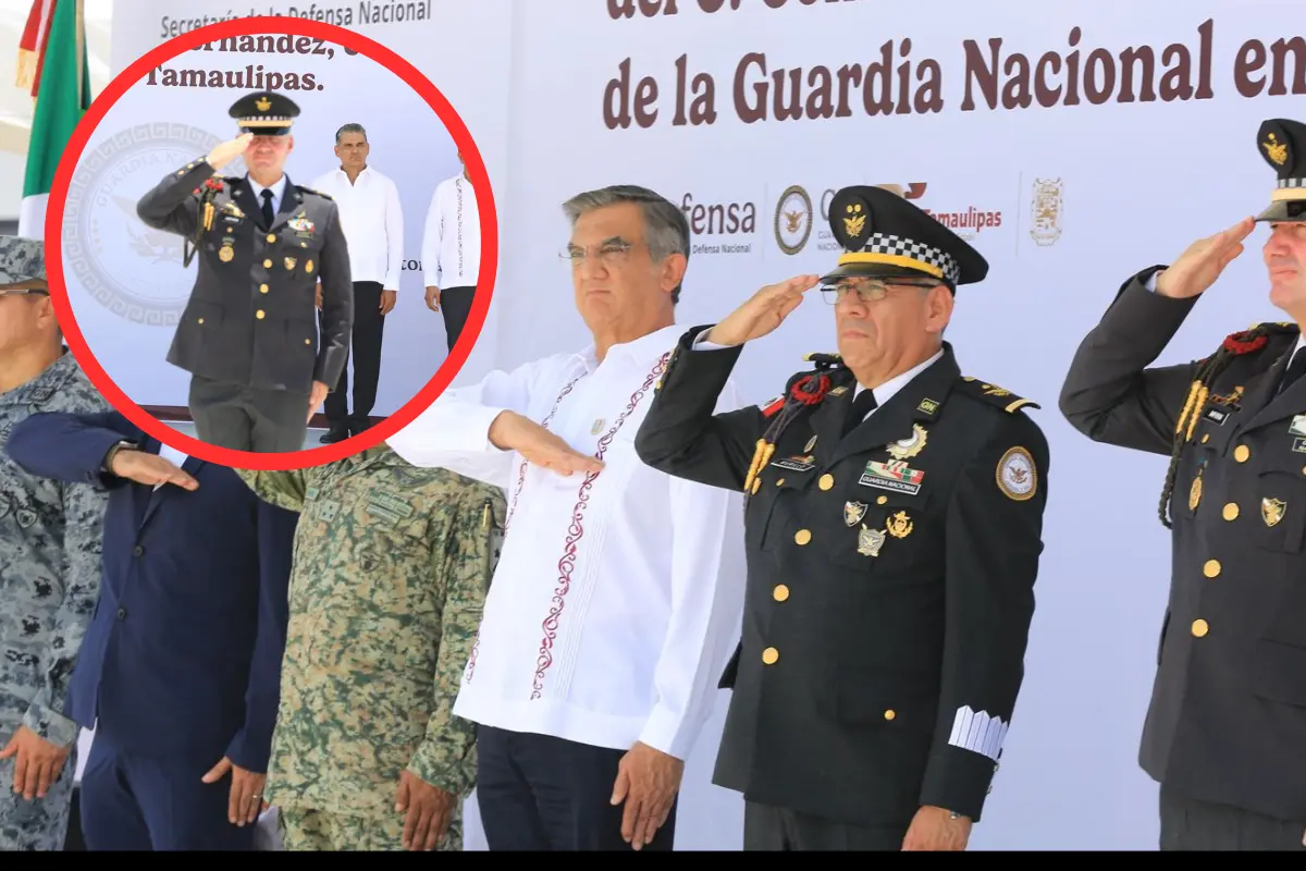 Américo Villarreal expresa reconocimiento a la corporación, al atestiguar toma de posesión del nuevo coordinador estatal, Jesús Adolfo Amparán