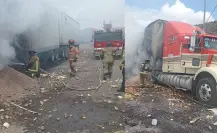 VIDEO | Transporte de carga acciona rampa de frenado en la Supercarretera Durango a Mazatlán
