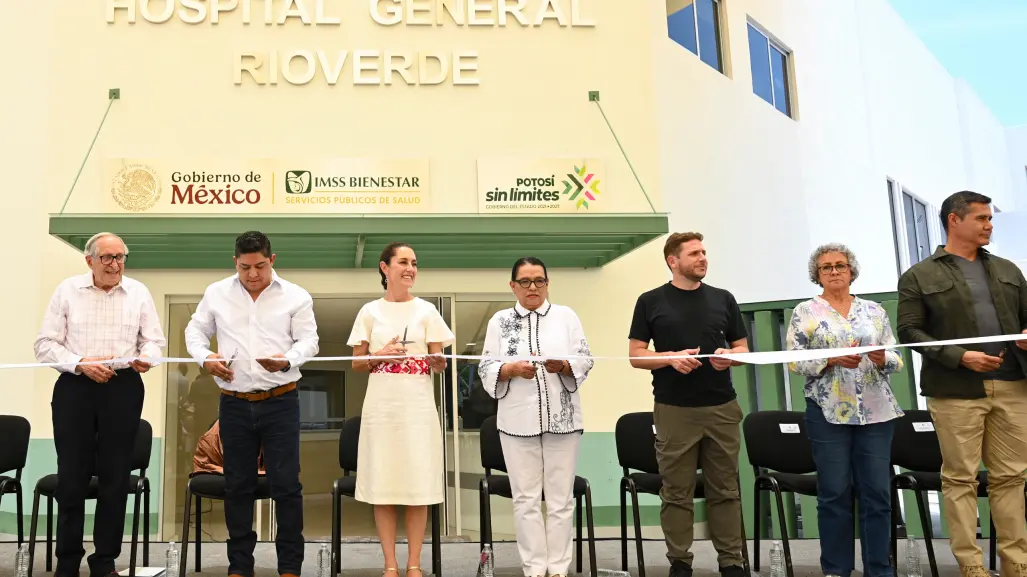 Claudia Sheinbaum inaugura hospital del IMSS Bienestar en Rioverde