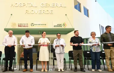 Claudia Sheinbaum inaugura hospital del IMSS Bienestar en Rioverde