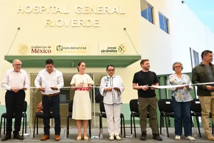 Claudia Sheinbaum inaugura hospital del IMSS Bienestar en Rioverde Claudia Sheinbaum inaugura hospital del IMSS Bienestar en Rioverde