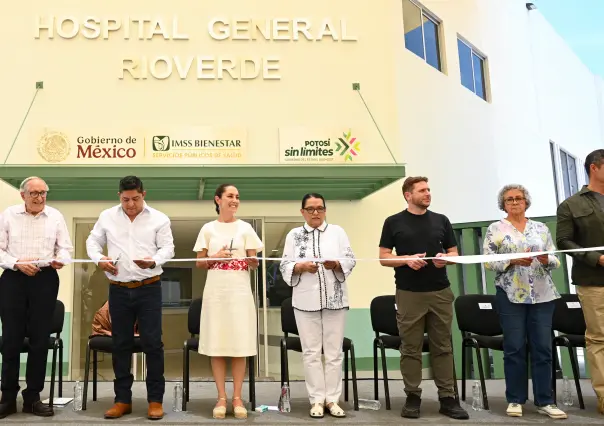 Claudia Sheinbaum inaugura hospital del IMSS Bienestar en Rioverde