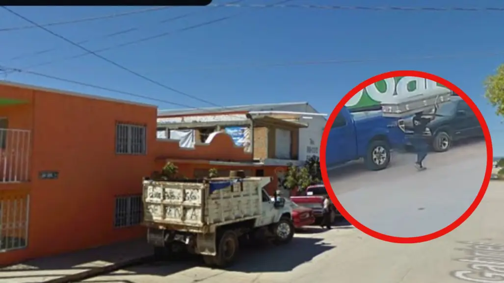 VIDEO | Sujeto carga un ataúd por las calles de Durango