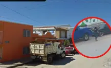 VIDEO | Sujeto carga un ataúd por las calles de Durango