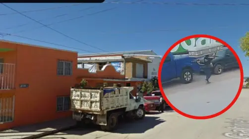 VIDEO | Sujeto carga un ataúd por las calles de Durango