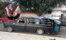 Detienen a hombre en San Nicolás por transportar residuos metálicos sin permiso