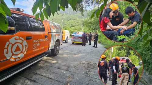 Vehículo cae a un barranco y deja seis lesionados en Santiago
