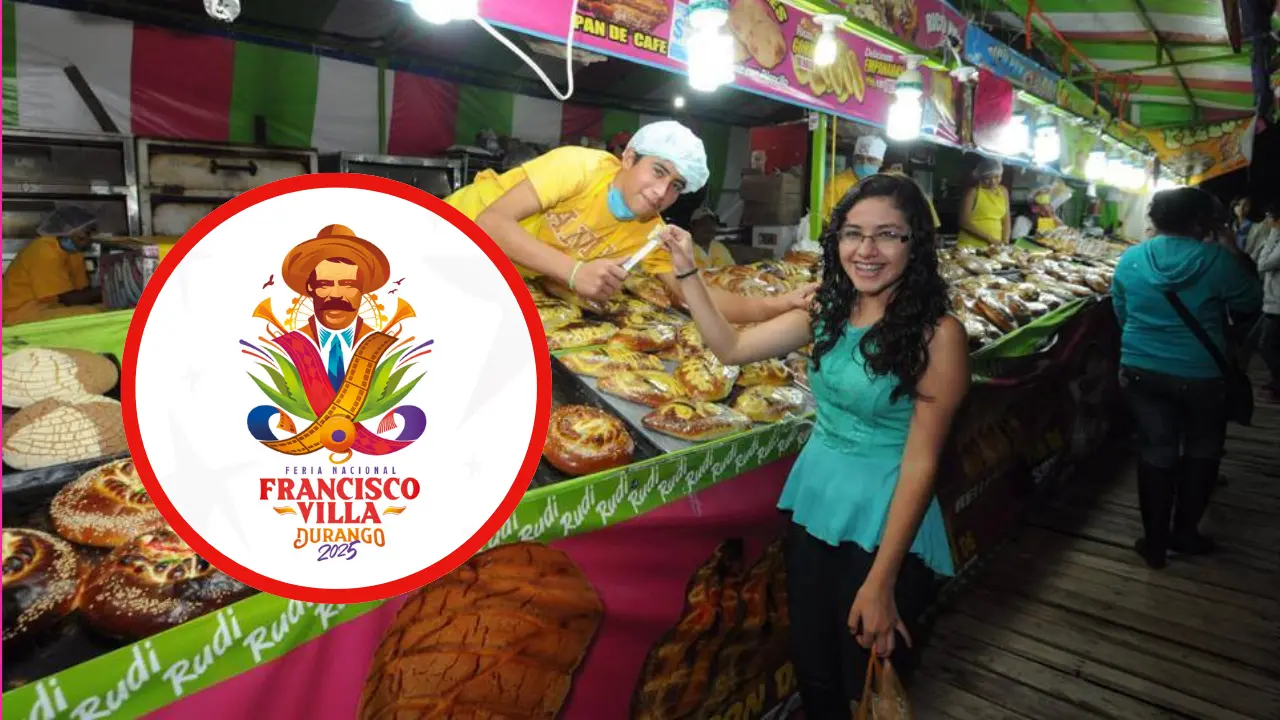 En este lugar de la Feria de Durango, podrás encontrar todo tipo de alimentos así como el clásico pan de nata. Foto: Gobierno del Estado.