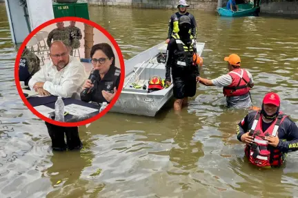 300 viviendas de Tampico inundadas por desborde del río Tamesí