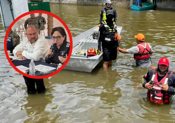300 viviendas de Tampico inundadas por desborde del río Tamesí