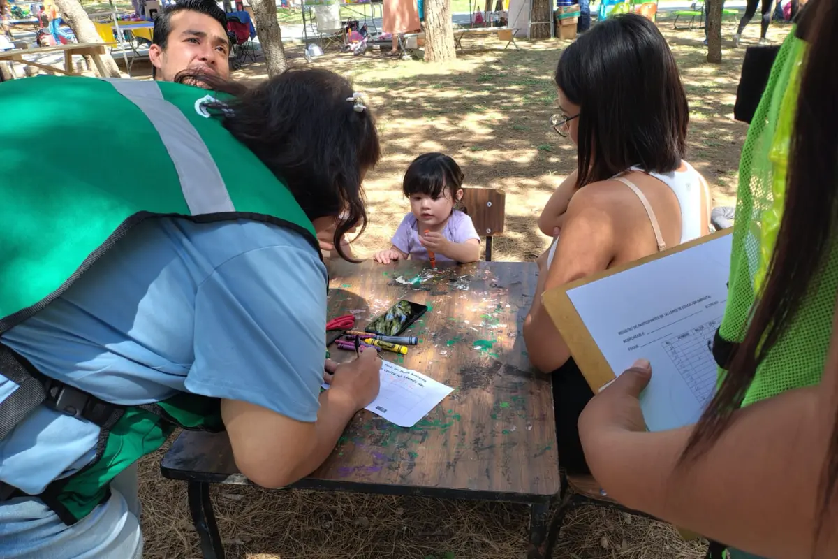 Estas acciones buscan generar conciencia sobre la correcta disposición de residuos y la importancia del reciclaje como parte del cuidado ambiental./Foto: FB Parque Ecológico El Chapulín