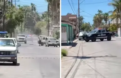 Captan en video persecución policiaca que sacude Loreto; deja más preguntas que respuestas