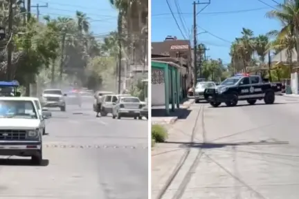 Captan en video persecución policiaca que sacude Loreto; deja más preguntas que respuestas Captan en video persecución policiaca que sacude Loreto; deja más preguntas que respuestas