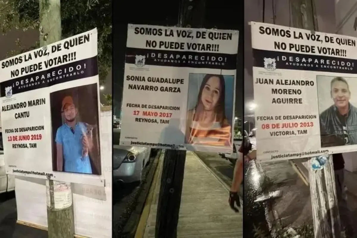 Tamaulipas es el tercer estado con más desaparecidos en México; según el registro nacional