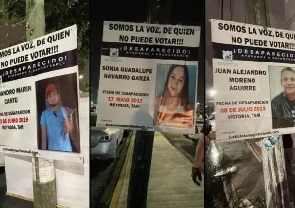 Tamaulipas es el tercer estado con más desaparecidos en México; según el registro nacional