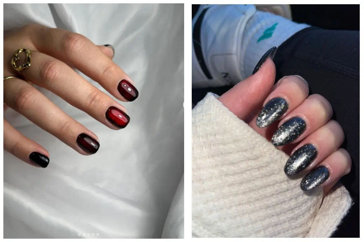 Velvet nails es una manicura que hace lucir las uñas aterciopeladas. Foto: X @kendallalfred | IG @almudena.g.m_salondebelleza