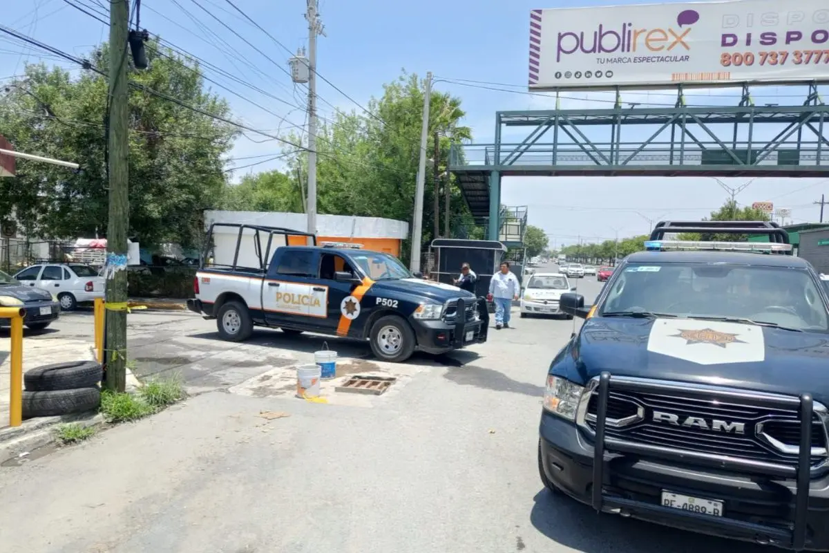 Tres hombres fueron detenidos en flagrancia por policías del municipio de Guadalupe. Foto: Policía de Guadalupe