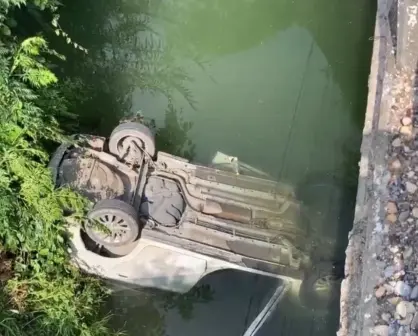 Pareja se salva de morir ahogada tras caer en canal en Ciudad Victoria