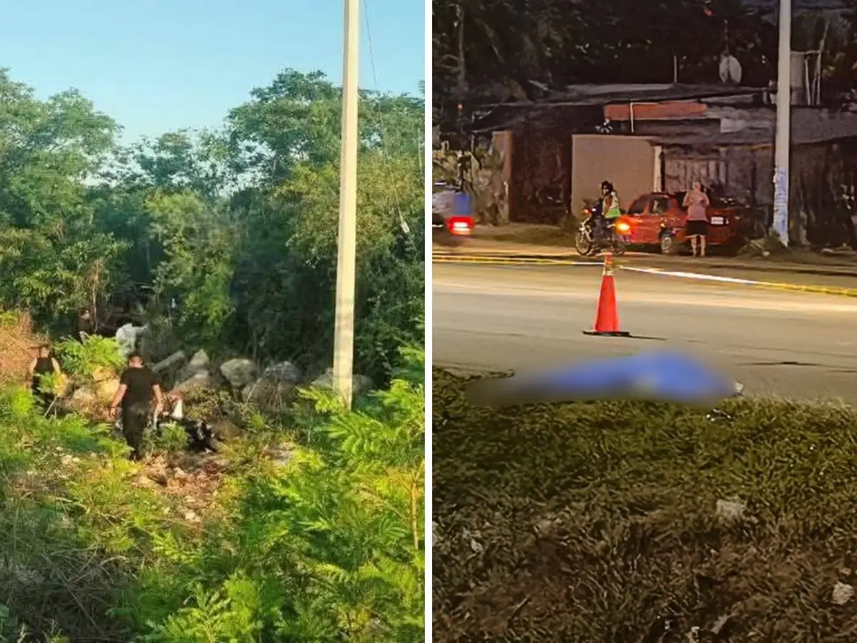 4 personas fallecieron la jornada del pasado domingo en diferentes accidentes ocurridos tanto en Periférico como en carreteras del estado.- Fuente Vanguardia Manuel Juan y CLAVE 50