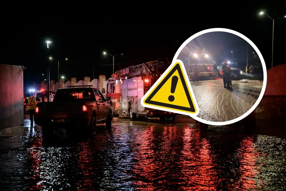 Estas fueron las afectaciones más graves en Saltillo tras las intensas lluvias / Foto: Gobierno Municipal de Saltillo | Canva