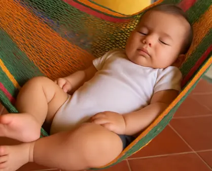 Los beneficios de dormir en hamaca para los bebés, según la tradición yucateca
