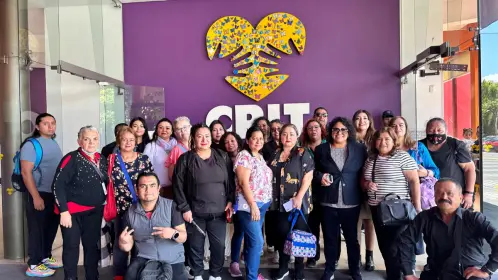 Alcaldía Cuauhtémoc refuerza inclusión con visita del Centro Mina al CRIT CDMX