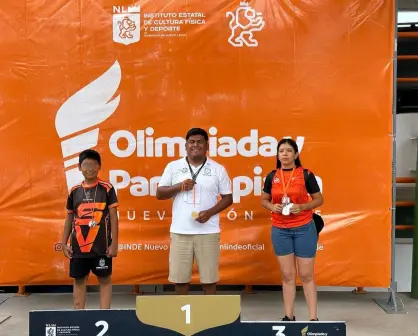 Raúl Cantú celebra el primer oro para Salinas Victoria en las Olimpiadas y Paralimpiadas Nuevo León 2025