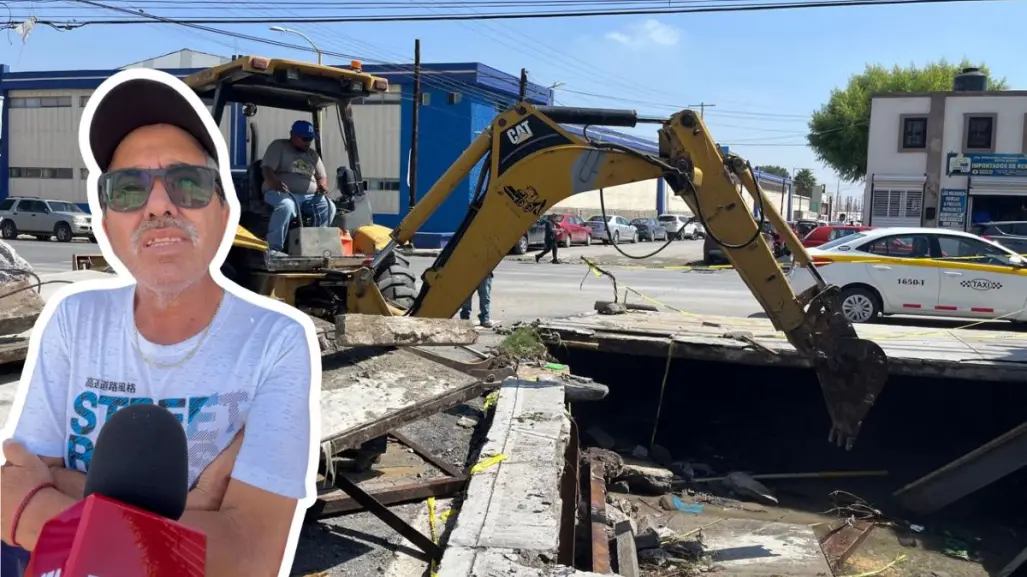 Su puesto de gorditas cayó en un socavón en Saltillo, la historia de don Héctor