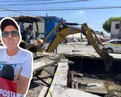 Su puesto de gorditas  cayó en un socavón en Saltillo, la historia de don Héctor 