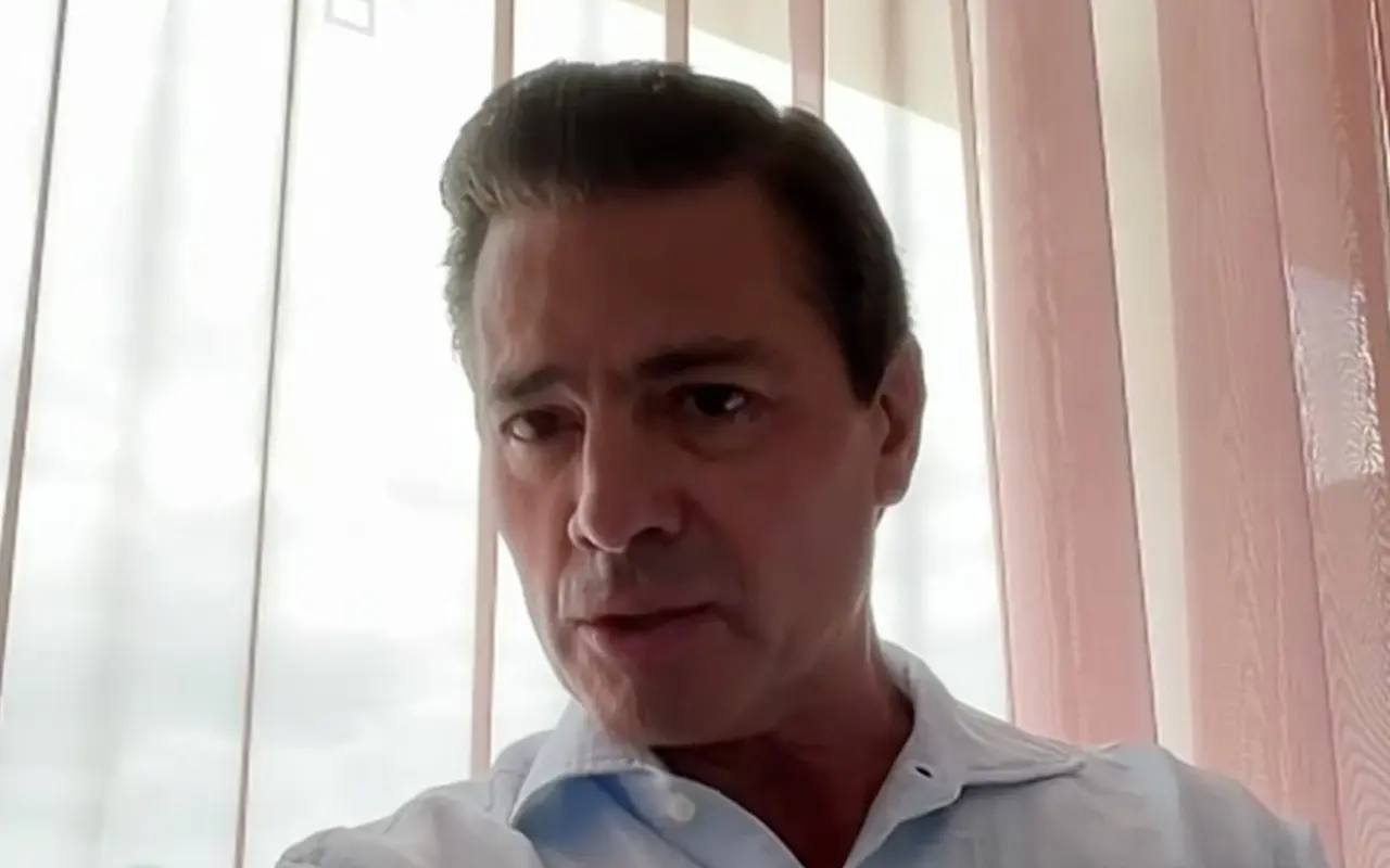 Enrique Peña Nieto en entrevista. Foto: X (@CiroGomezL)