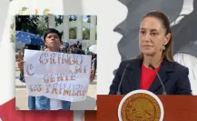Claudia Sheinbaum condena expresiones de xenofobia tras marcha contra gentrificación en CDMX