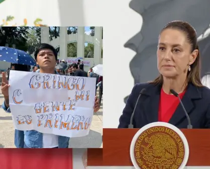 Claudia Sheinbaum condena expresiones de xenofobia tras marcha contra gentrificación en CDMX