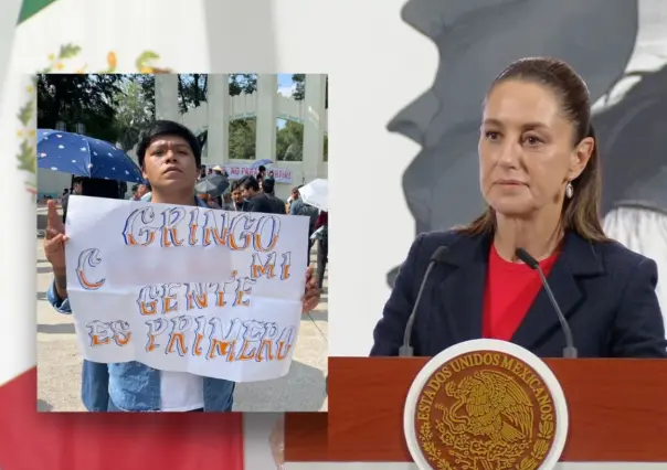 Claudia Sheinbaum condena expresiones de xenofobia tras marcha contra gentrificación en CDMX