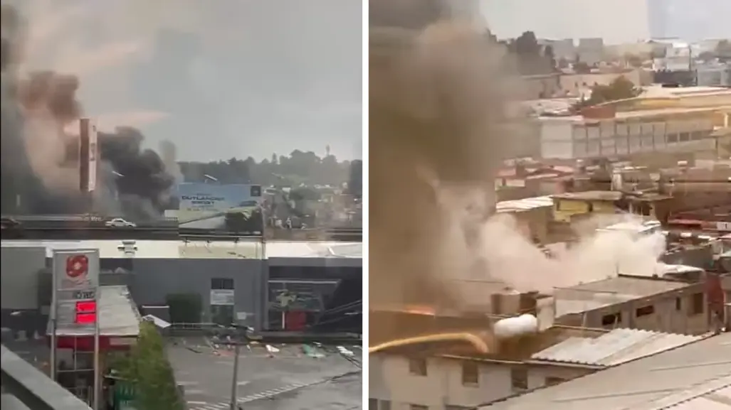 Se registra fuerte incendio en San Francisco Coaxusco, cerca de Toluca y Metepec, esto sabemos