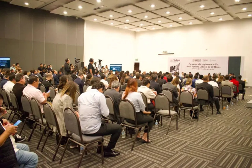 Foro de implementación para la jornada de 40 horas | Foto: gobierno de México
