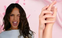 Manicura de clase alta: el tono rosa que elige Eiza González para lucir unas manos suaves