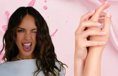 Manicura de clase alta: el tono rosa que elige Eiza González para lucir unas manos suaves