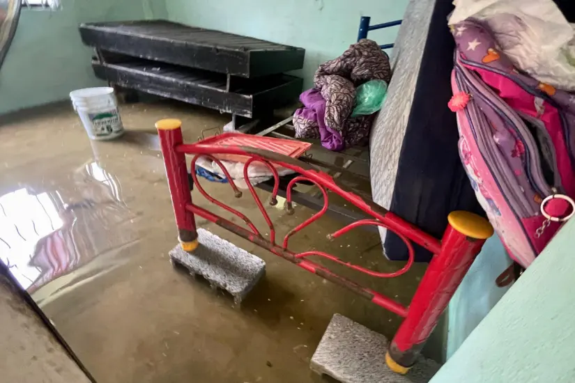 Zonas afectadas por las lluvias en Tampico | Foto: Axel Hassel