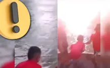 Rayo impacta cerca de cuatro niños en parque de Monclova, Coahuila
