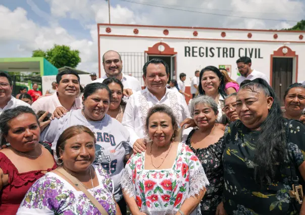 Gobierno de Yucatán reabre Registro Civil en Tahmek tras 12 años