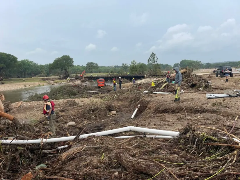 Rescatistas unidos tras desastre en Texas / Foto: Gobierno Municipal de Acuña