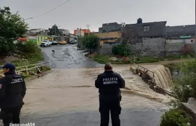 Lluvias en Saltillo: reportan saldo blanco y cierres viales