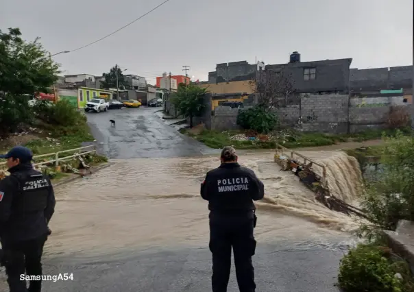 Lluvias en Saltillo: reportan saldo blanco y cierres viales