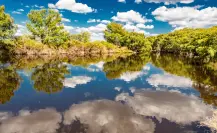 Este es el punto más caudaloso de un increíble río de Durango y está cerca de un famoso pueblo